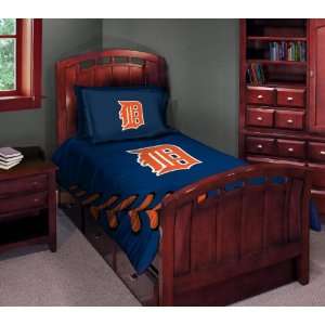  Detroit Tigers Comforter Set   Twin/Full Bed Sports 