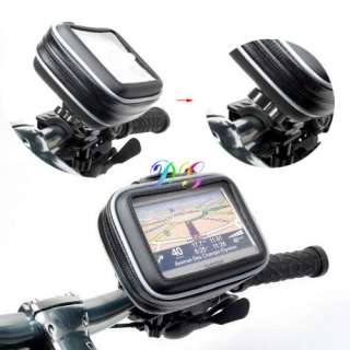 Motorcycle Bike Cycle GPS Satnav Waterproof Case Mount  