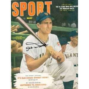 Alvin Dark Autographed / Signed Sport Magazine May 1952