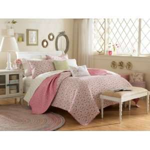  Laura Ashley Carlie King Quilt, Pink