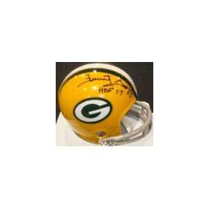 Forrest Gregg Signed Packers Mini Helmet   HOF 77