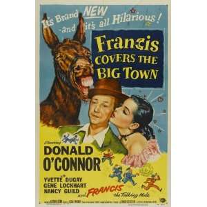 Francis Covers the Big Town Poster Movie 11 x 17 Inches   28cm x 44cm 