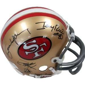 Steve Young, Jerry Rice, Deion Sanders Autographed San Francisco 49ers 