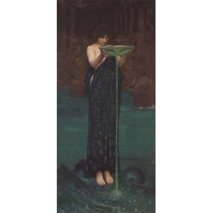 Hand Made Oil Reproduction   John William Waterhouse   50 x 108 inches 