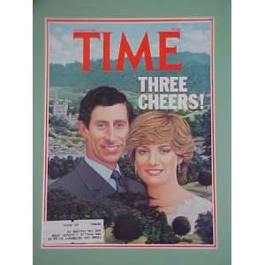  Prince Charles & Lady Diana August 3 1981 Time Magazine 
