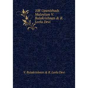   Balakrishnan & R. Leela Devi: V. Balakrishnan & R. Leela Devi: Books
