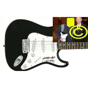 Lyle Lovett Autographed Signed Guitar & Proof
