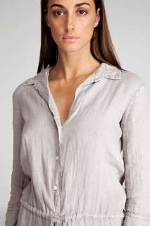 James Perse Linen Shirt Dress for women  SSENSE