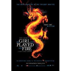 The Girl Who Played with Fire Poster Canadian 27x40 Noomi Rapace 
