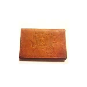  Orlando Magic Brown Leather Embossed Trifold Wallet 