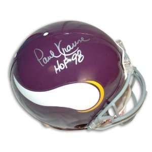 Paul Krause Autographed Minnesota Vikings Throwback Proline Helmet 