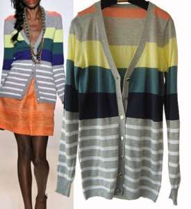 g22 Ethnic multi colored stripe soft cozy cardigan  