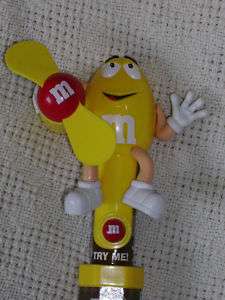 YELLOW M&M CANDY FAN BATTERY OPERATED (INCLUDED) NEW  