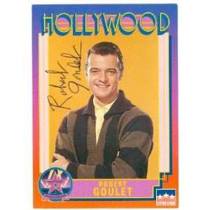 Robert Goulet Autographed Hollywood Walk of Fame Trading Card