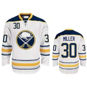 Buffalo Sabres Jersey #30 Ryan Miller White Hockey Authentic Jerseys