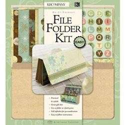 Company DIY Paper Crafting File Folder Kit 73 Pieces  