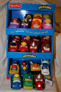 Fisher Price Little People WHEELIES CARS VEHICLES NEW  IN 