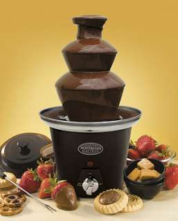 New Mini Chocolate Fondue Fountain Party Server   Black  