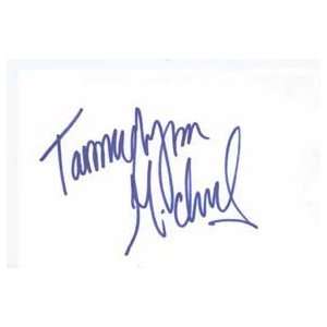  TAMMY LYNN MICHAELS Signed Index Card In Person 