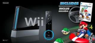   60 Wii Fit Games) Mario Kart Wii + Extra Wheel ( Total 2 wheel