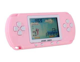   BIRDS PORTABLE PSP STYLE HANDLELD ELECTRONIC GAME CONSOLE PINK  