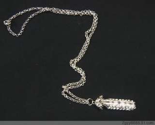 Fashion Garden Peas Imitation Pearls Pendant Long Chain Necklace Gift 