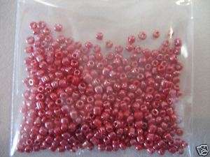 Packet Costume / craft   Sequin Glass Beads Red #2  