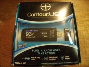   Contour USB MONITORING SYSTEM glucose meter kit  7393A expires 09/15