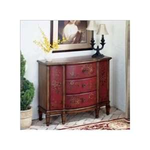    Butler Decorative Red Hand Painted Console Table: Home & Kitchen