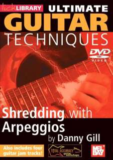 ultimate guitar techniques DVD Shredding with Arpeggios  