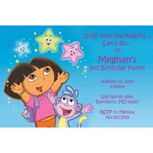  Print Your Own Custom Dora Birthday Invitations 