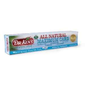    Dr. Kens Toothpastes   Wintergreen Fl Free