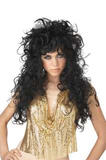 Greek Roman Seduction Halloween Costume Wig Black  