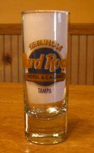 Hard Rock Cafe Shot Glass Seminole Hotel & Casino Tampa  