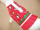 Hello Kitty Christmas Holiday Dog Harness Dress Clothes