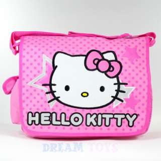  Hello Kitty Stars and Polka Dot Large Messenger Bag   Backpack Girls 