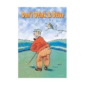  Dont Drink & Drive 28x42 Giclee on Canvas: Home & Kitchen
