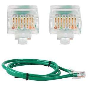  3 Category 5 Ethernet Patch Cable (Green) Electronics