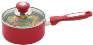 16pc Red Pots and Pans Aluminum Cookware Set Non Stick  