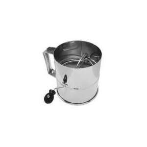   RFS 3LB 8 Cup Stainless Steel Rotary Flour Sifters