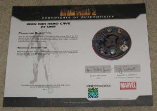 IRON MAN Original Movie Prop SIGNED by Stan Lee ~Mark 1 Hero RT Chest 