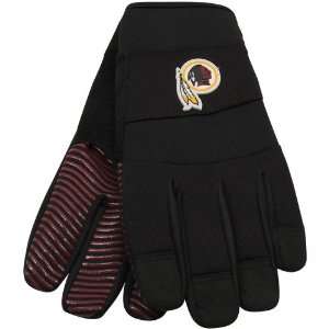 com NFL McArthur Washington Redskins Black Deluxe Utility Work Gloves 