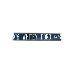  Whitey Ford Steel Authentic Street Sign Patio, Lawn 