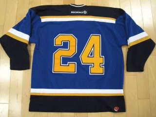   !! 90s vintage ST LOUIS BLUES JERSEY SHIRT NHL hockey #24 XL  