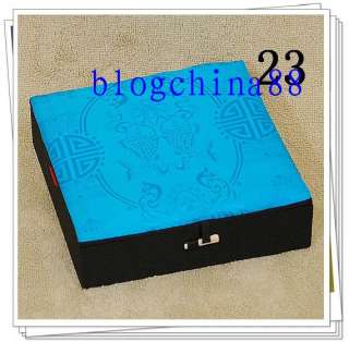 10pcs CHINESE HANDMADE Gift& SILK jewelry box  