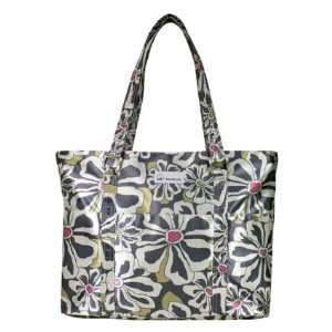   Austin Large Tote by Amy Michelle   Charcoal Floral