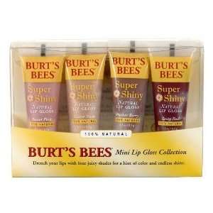 Burts Bees Lip Gloss 4 Pack Super Shiny Collection [Health and Beauty 
