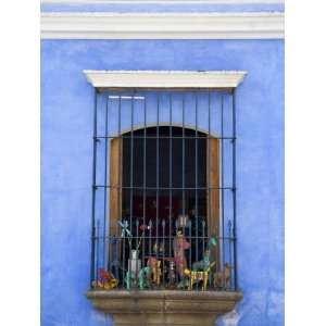  Window Detail, Antigua City, Guatemala, Central America 