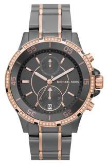 Michael Kors Garret Chronograph & Crystal Watch  