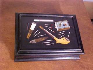 Antique Circa 1910 PIETRA DURA Marble Tobacco Smoke Box  